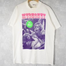 画像2: 90's Mudhoney USA製 "SOFT, HELL!" ロックバンドプリントTシャツ L (2)