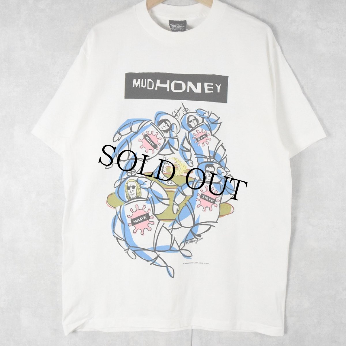 画像2: 90's Mudhoney USA製 "MY BROTHER THE COW" ロックバンドプリントTシャツ DEADSTOCK L (2)