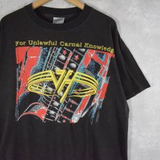 画像1: 90's VAN HALEN USA製 ハードロック・バンド プリントTシャツ XL (1)