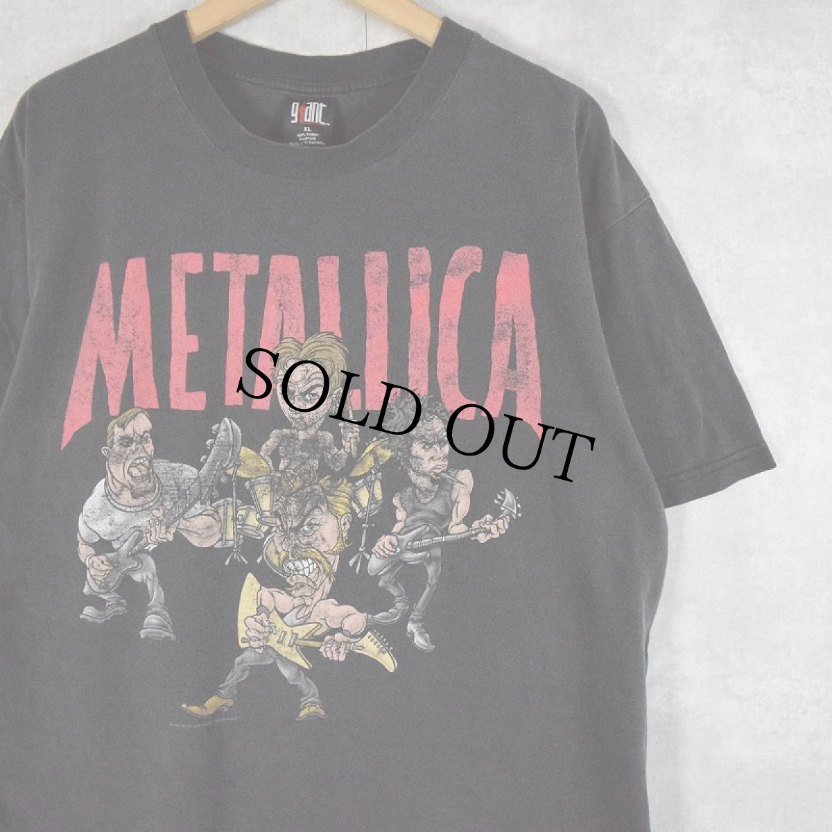 画像1: 90's METALLICA ロックバンドTシャツ XL (1)