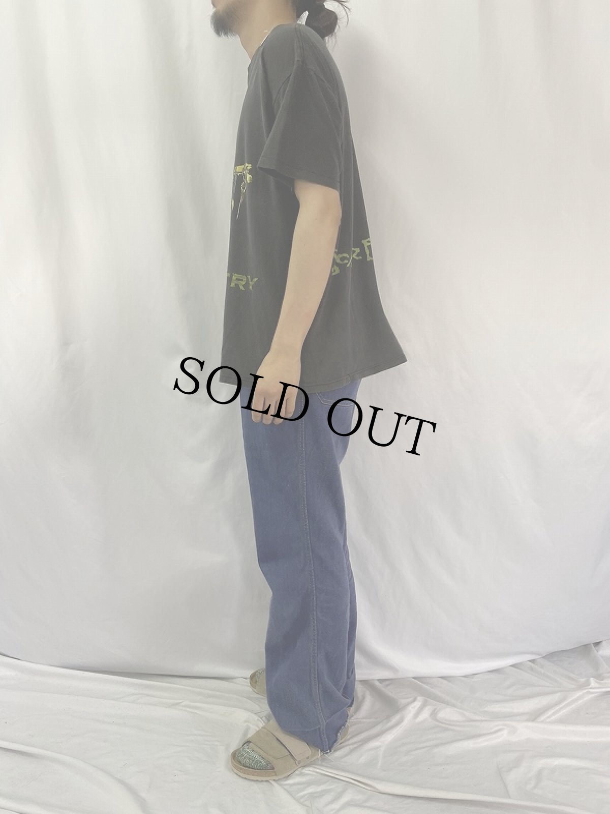 画像3: 90's MINISTRY PUSHEAD "SCARECROW" ロックバンドプリントTシャツ BLACK (3)