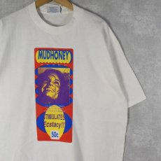 画像1: 90's Mudhoney USA製 "STIMULATES Ecstacy!!" ロックバンドプリントTシャツ DEADSTOCK XL (1)