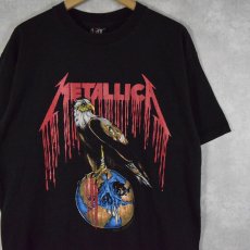 画像1: 90's METALLICA pushead USA製 ロックバンドツアーTシャツ XL (1)