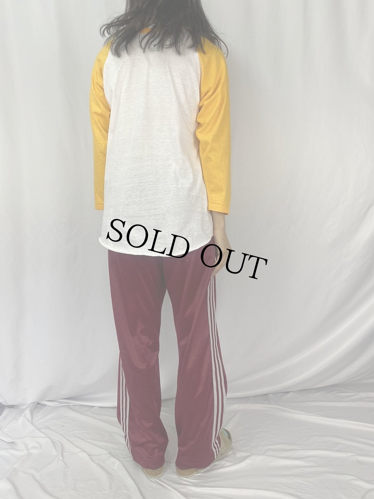 画像4: 70's USA製 キャラクタープリントラグランTシャツ L (4)