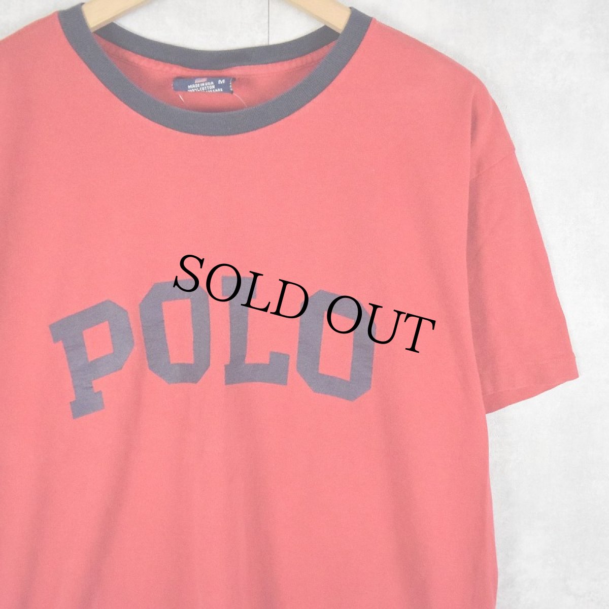 画像1: 90's POLO SPORT Ralph Lauren USA製 ロゴプリント Tシャツ M (1)