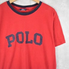 画像1: 90's POLO SPORT Ralph Lauren USA製 ロゴプリント Tシャツ M (1)
