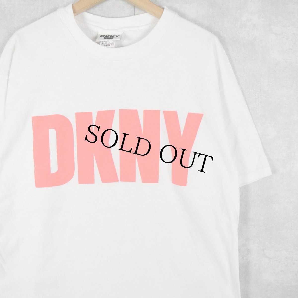 画像1: 90's DKNY JEANS USA製 ロゴプリントTシャツ (1)