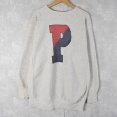 画像1: 80〜90's Champion REVERSE WEAVE "PENNSYLVANIA" 染み込みバックプリントスウェット (1)