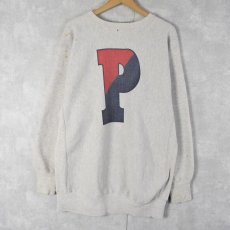 画像1: 80〜90's Champion REVERSE WEAVE "PENN" 染み込みバックプリントスウェット (1)