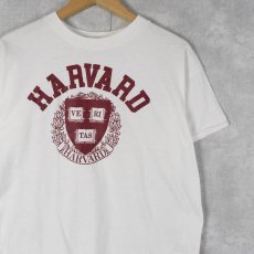 画像1: 90's HARVARD カレッジプリントTシャツ  (1)