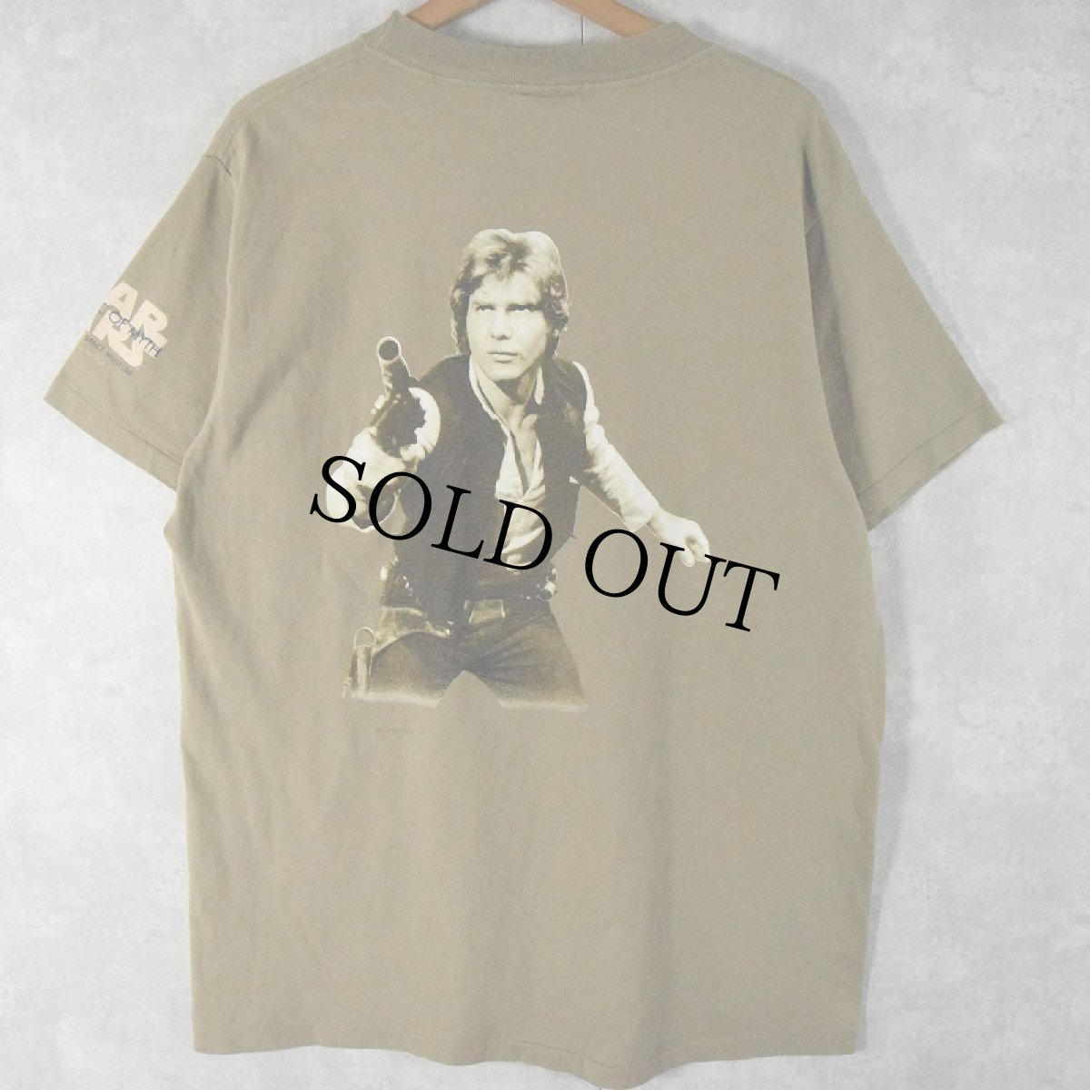 画像1: 90's STAR WARS "HANSOLO" USA製 パロディプリントTシャツ L (1)