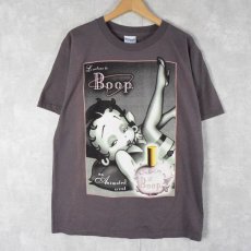 画像1: 90's Betty Boop USA製 "Le parfume de Boop" パロディTシャツ L (1)