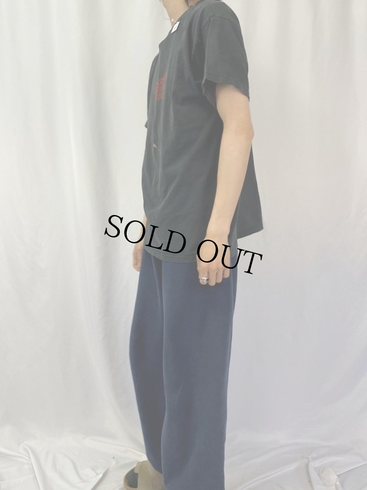 画像3: 90's Jimmie’s Chicken Shack オルタナティヴロックバンドプリントTシャツ BLACK XL (3)