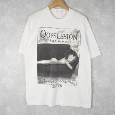 画像1: 90's Betty Boop "OOPSESSION for men" パロディTシャツ L (1)