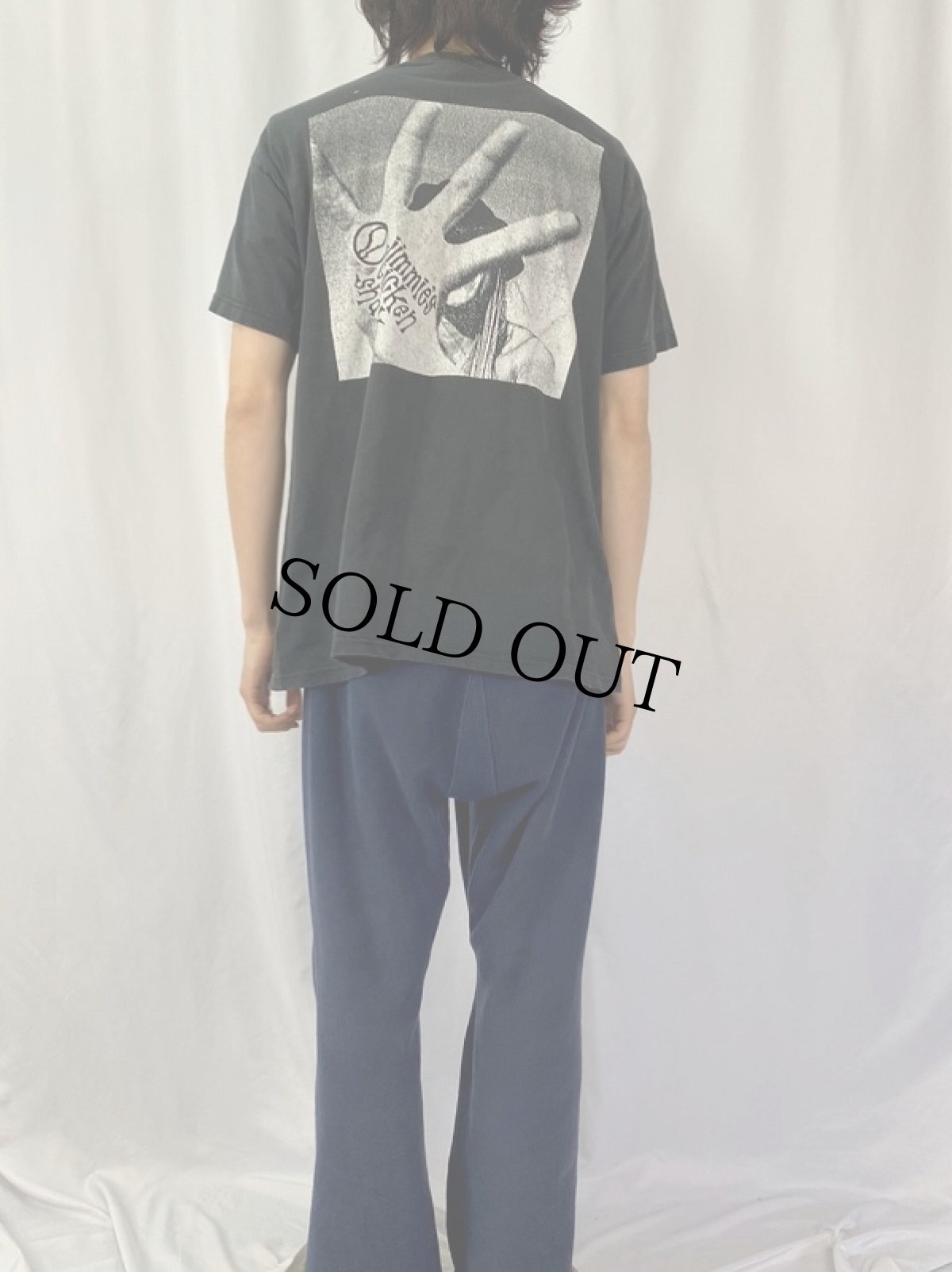 画像4: 90's Jimmie’s Chicken Shack オルタナティヴロックバンドプリントTシャツ BLACK XL (4)