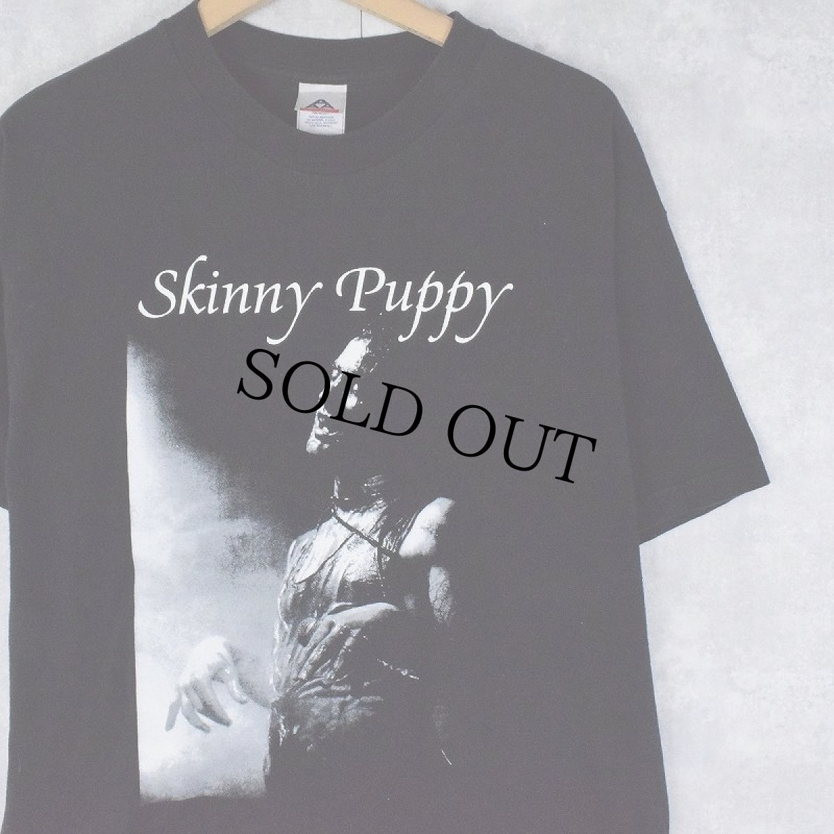画像1: Skinny Puppy インダストリアルバンドTシャツ L (1)