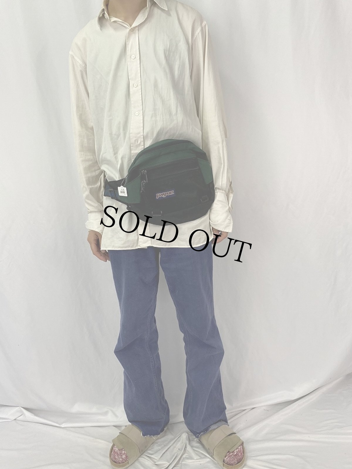 画像2: 90's〜 JANSPORT ナイロンウエストバッグ  (2)