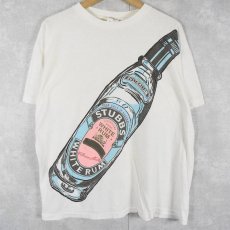 画像1: 90's STUBBS "WHITE RUM" 大判プリントTシャツ XL (1)