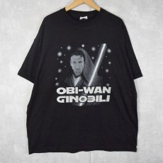 画像1: "OBI-WAN GINOBILI" パロディTシャツ XL (1)