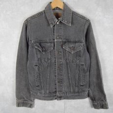 画像1: 80's Levi's 70506-0259 USA製 ブラックデニムジャケット  (1)