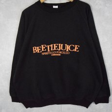 画像1: 80's Beetlejuice ITALY製 映画プリントラグランスウェット (1)