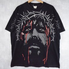 画像1: イエス・キリスト 大判プリントTシャツ (1)