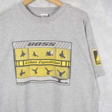 画像1: 90's BOSS USA製 イラストプリントTシャツ M (1)
