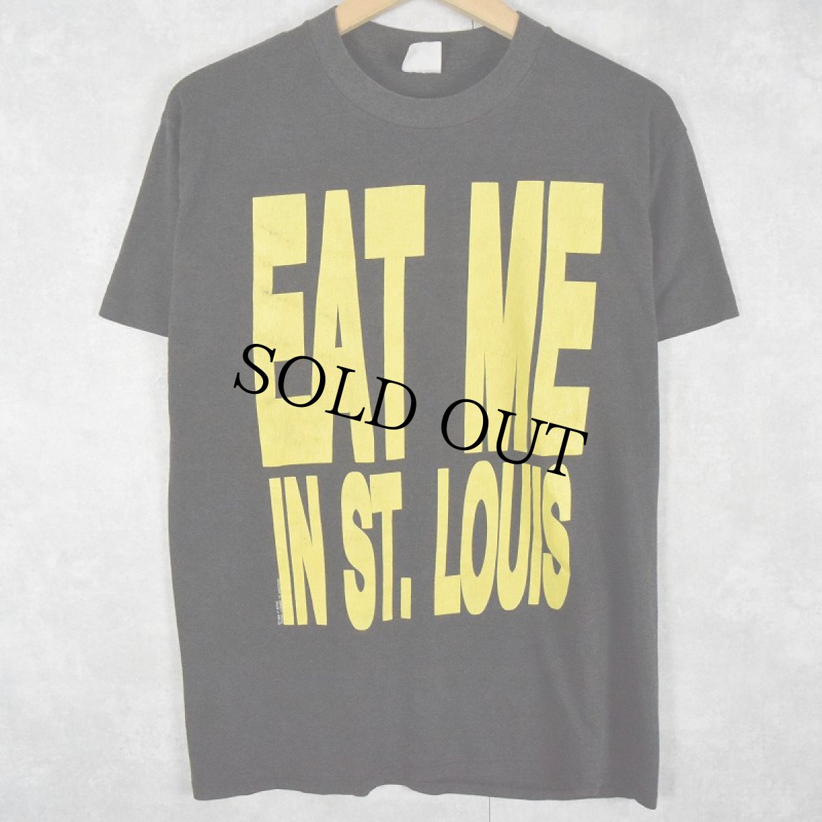 画像1: 80's It Bites  "EAT ME IN ST.LOUIS" プログレッシブロックバンド ツアーTシャツ  (1)