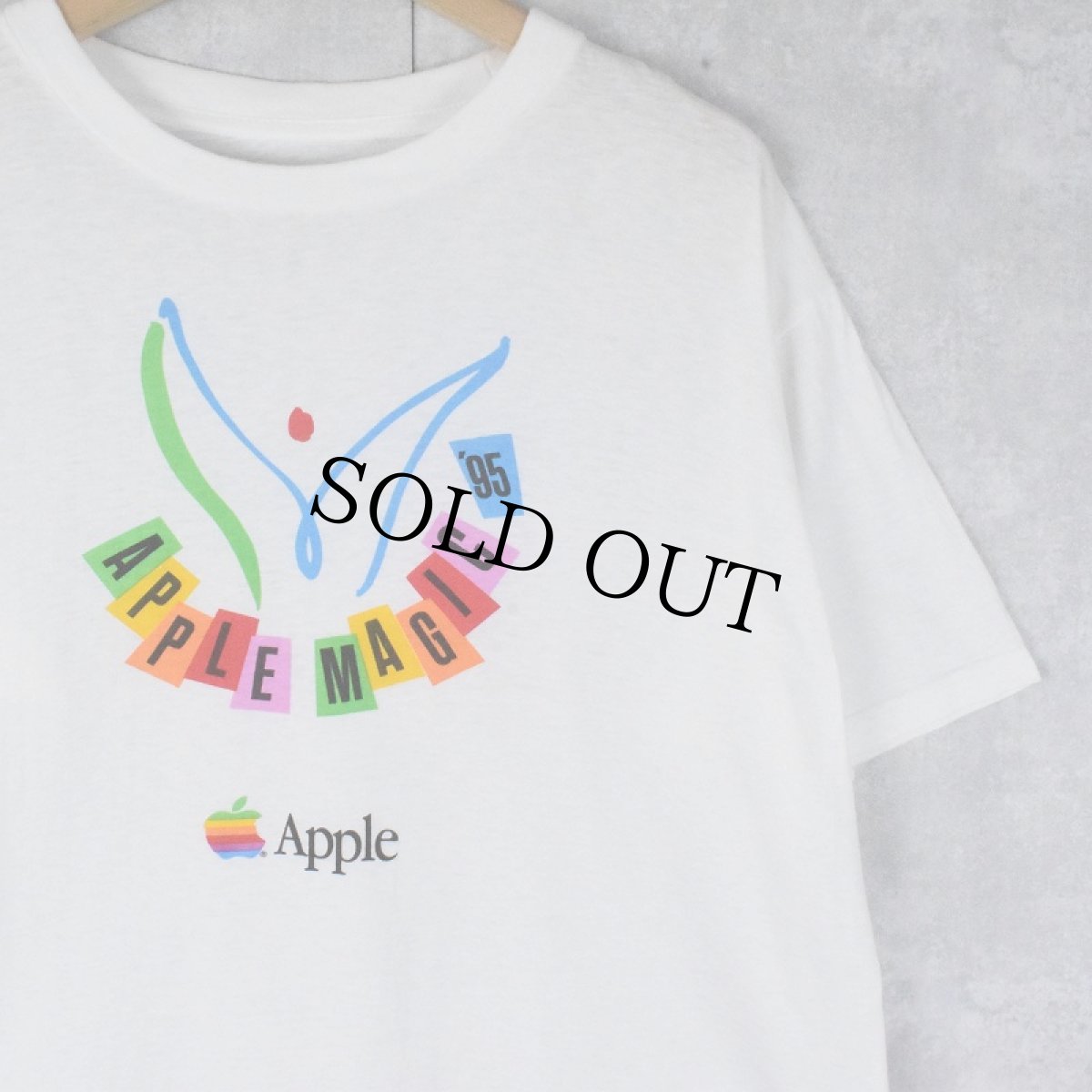 画像1: 90's Apple "APPLE MAGIC '95" プリントTシャツ (1)