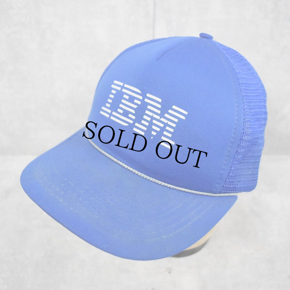 画像1: 90's〜 IBM 企業ロゴ スナップバックメッシュキャップ  (1)