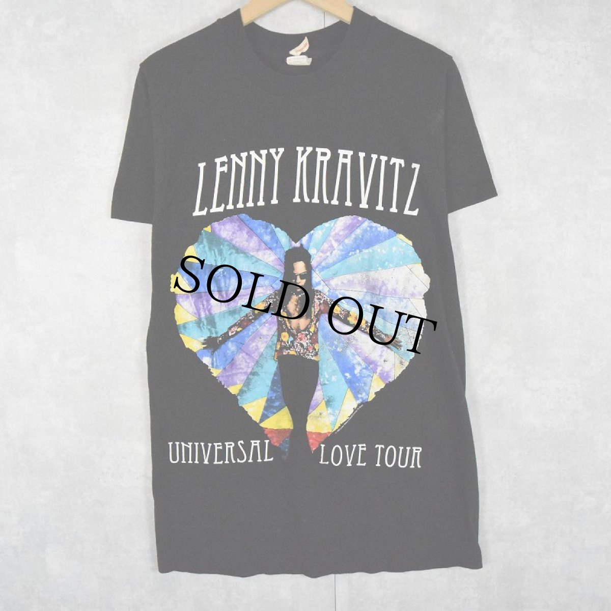 画像1: 90's LENNY KRAVITZ CANADA製 "UNIVERSAL LOVE TOUR" ミュージシャンツアーTシャツ L (1)