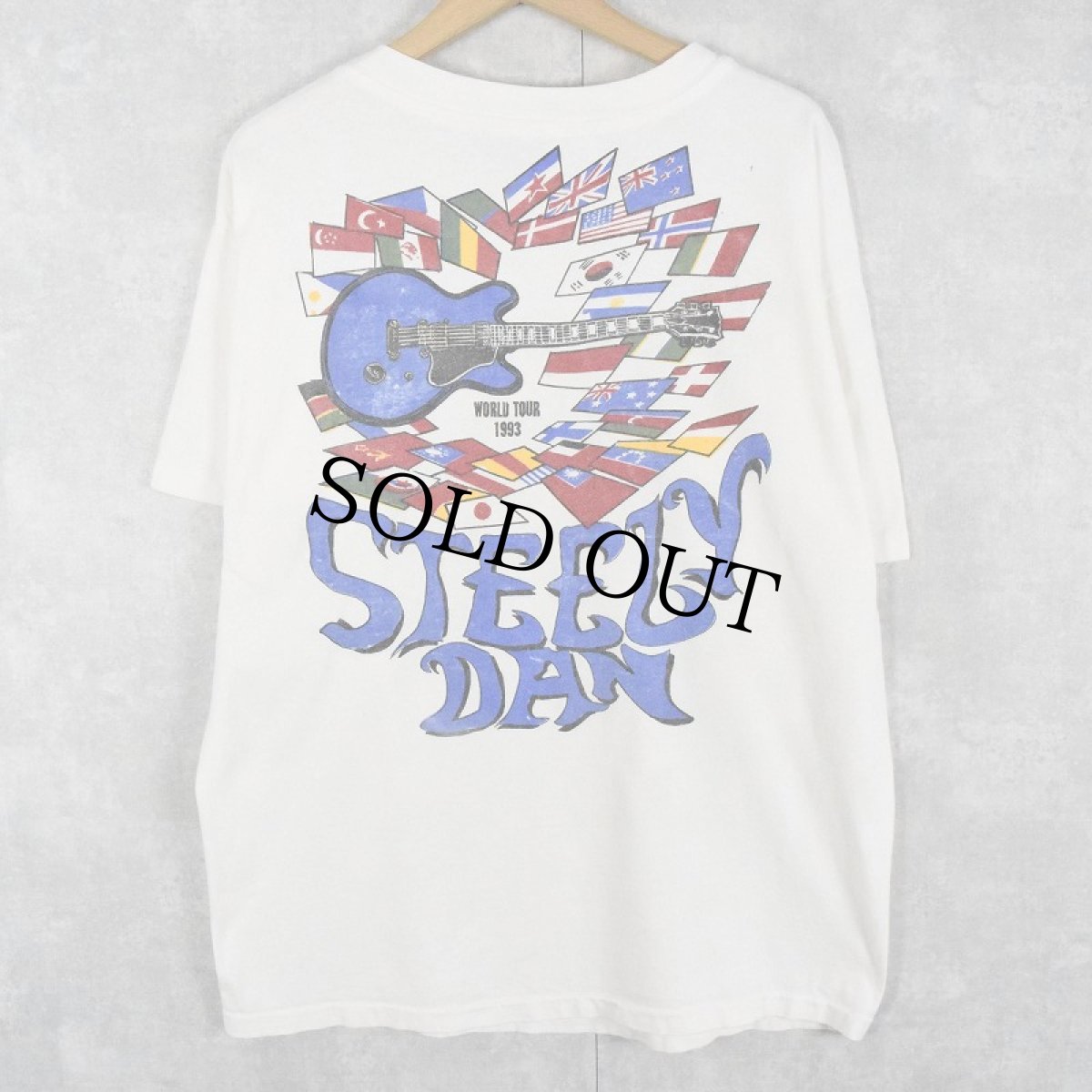 画像2: 1993 STEELY DAN ロックバンドツアーTシャツ L (2)