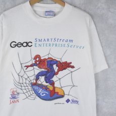 画像1: 90's Sun microsystems USA製 キャラクタープリント 企業Tシャツ L (1)