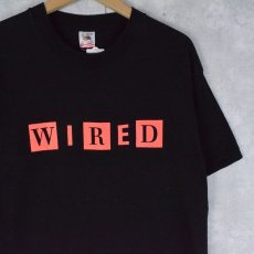 画像1: 90's WIRED USA製 テックカルチャーメディアTシャツ L (1)