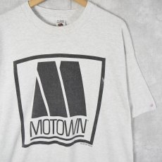 画像1: 90's MOTOWN MUSEUM レコードレーベル ロゴプリントTシャツ XL (1)