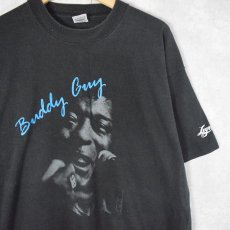 画像1: 90's Buddy Guy USA製 ギタリストプリントTシャツ XXL (1)