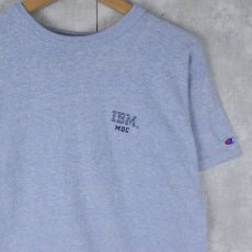 画像1: 80's Champion USA製 トリコタグ "IBM" コンピューター企業Tシャツ L (1)