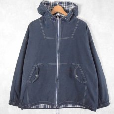 画像1: コットンポリ デザインパーカー SIZE2 (1)