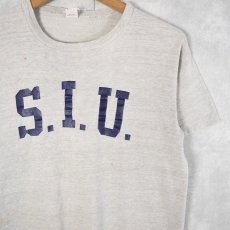 画像1: 60's Sportswear "S.I.U" プリントTシャツ M (1)
