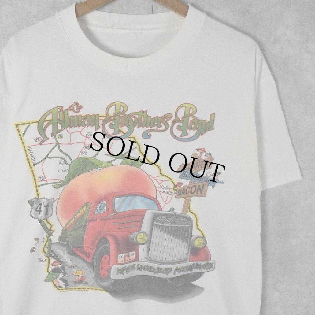 画像1: ALLMAN BROTHERS BAND ブルースロックバンドTシャツ (1)