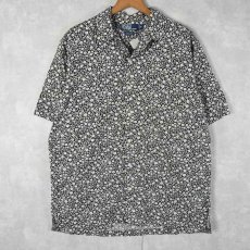 画像1: POLO Ralph Lauren "CLAYTON" 花柄 コットンオープンカラーシャツ M (1)