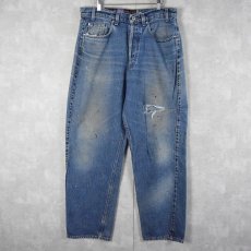 画像1: 90's Levi's SILVER TAB USA製 "BAGGY" デニムパンツ W35 (1)