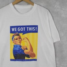 画像1: Rosie the Riveter "WE GOT THIS!" プリントTシャツ (1)