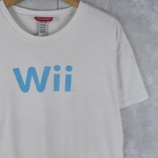画像1: 2008 Nintendo "Wii" ゲームロゴTシャツ L (1)