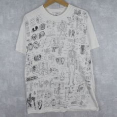 画像1: 2000's "BLINDEDO BY SCIENCE TEST ANSWER 大判プリントTシャツ M (1)