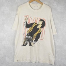 画像1: 80's The Doors "JIM MORRISON" ロックミュージシャンプリントTシャツ (1)