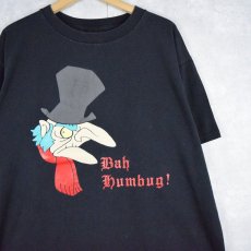 画像1: 90's A Chrisymas Carol USA製 "Bah Humbug!" 映画Tシャツ XL (1)