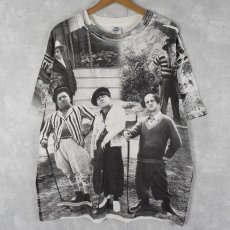 画像1: The Three Stooges 大判プリント コメディアンTシャツ XL (1)