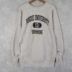 画像1: 90's Champion REVERSE WEAVE "PURDUE UNIVERSITY" プリントスウェット XXL (1)