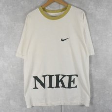 画像1: ブート NIKE ロゴプリントTシャツ XL (1)